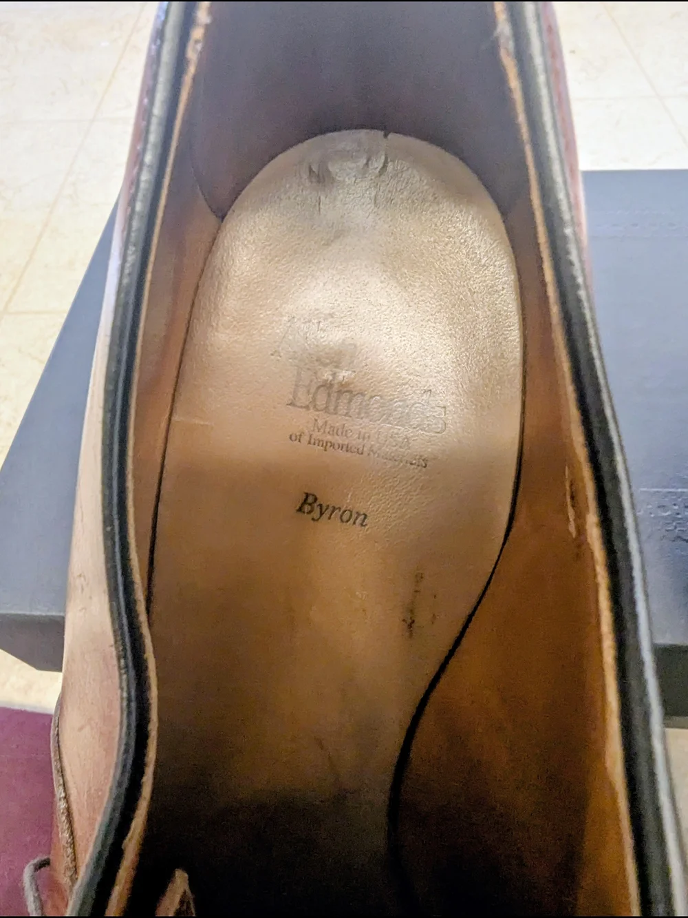 Allen Edmonds Byron Brown Cap Toe Oxford Dress Shoes Men's 10.5 D USA